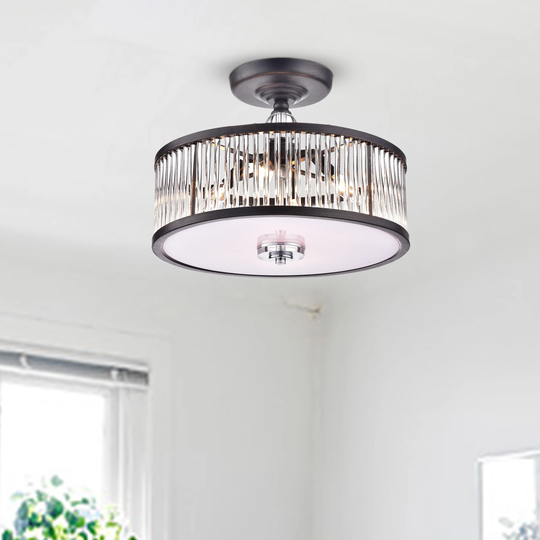 Alcor 4 - Light Drum Semi Flush Mount
