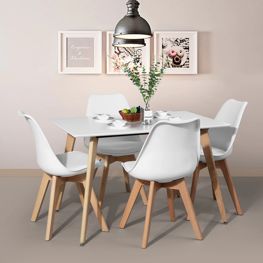 43.3" Square High Glossy Dinning Table