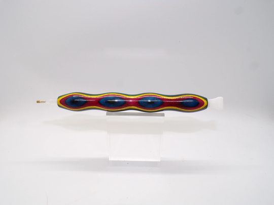 Diamond Painting Pen, Blue, Red, Yellow, Green, Laminated Wood, Frog Blanks, Stylus Handturned, Wood