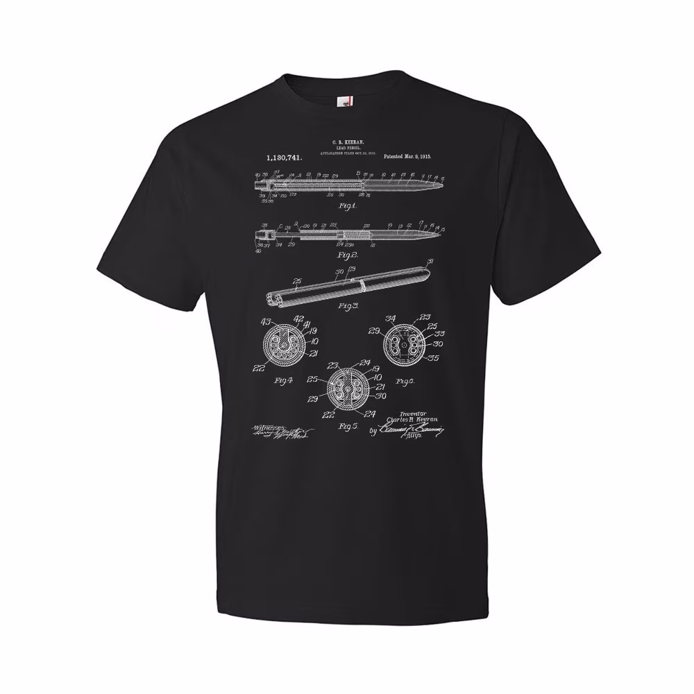 Pencil Shirt, Writer Gift, Class School Principal, Teacher Journalist Classroom Apparel, Writing Room Tee
