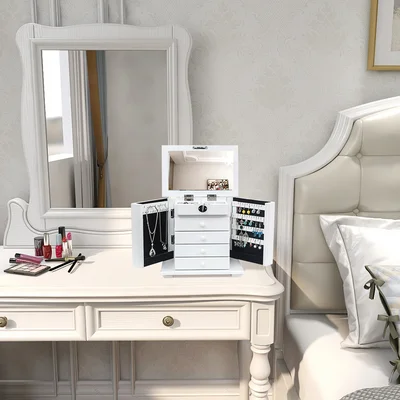 Williamsbridge Jewelry Armoire with Mirror