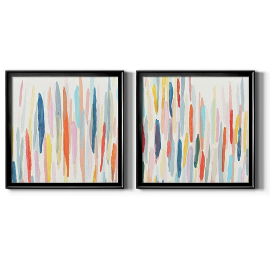 Rhythm and Color I-Premium Framed Canvas - Ready to Hang - Multi-Color