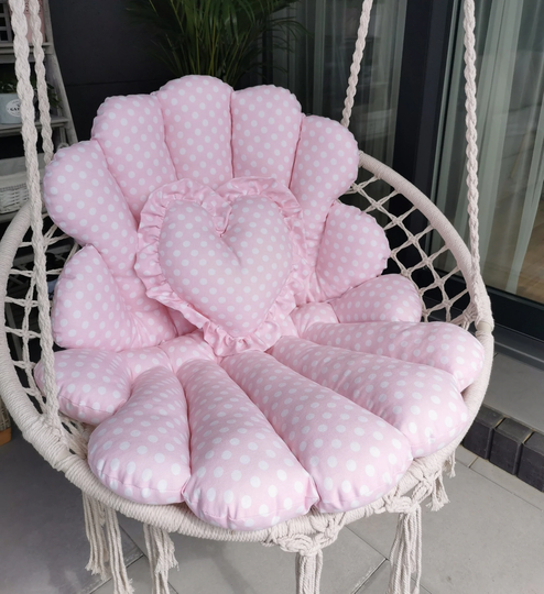 Swing Cushion, Chair 110 cm Pillow + Heart, Hanging Cocoon Swing, Hammock, Outdoor Custom Cushions
