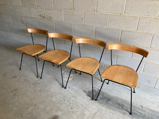 4 Authentic Vintage Paul Mccobb 1535 Planner Group Dining Chairs For Winchendon Mid Century Modern Mcm