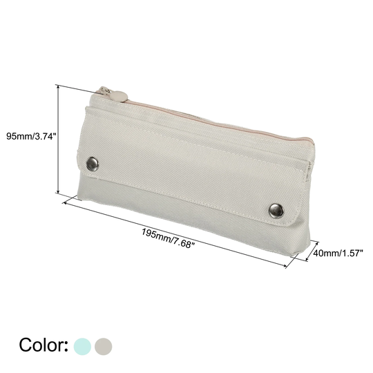 Large Capacity Pencil Case, 2 Pack Pen Pouch Bag Stationery Organizer