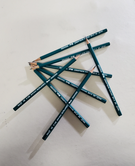 Caran D'ache Edelweiss 2H Writing Pencil - Made in Switzerland 12 Pack