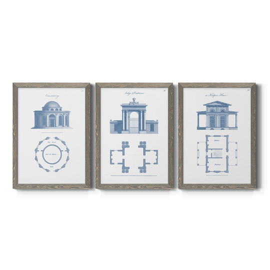Garden Structures I-Premium Framed Canvas - Ready to Hang - Multi-Color