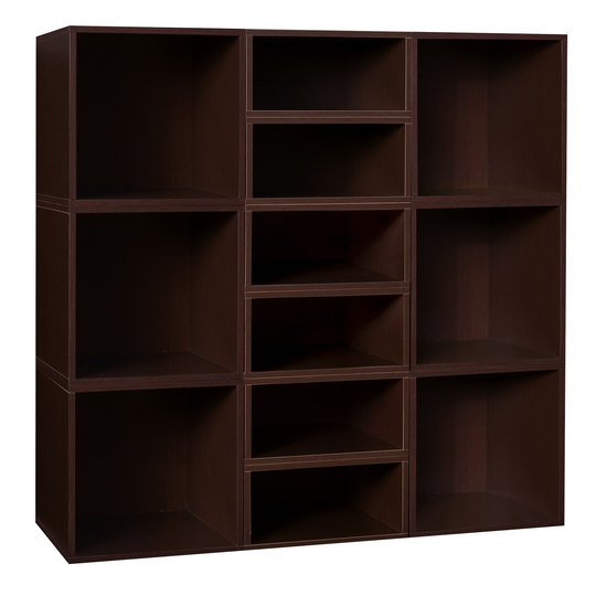 Noble Connect Storage Set- 6 Full Cubes/6 Half Cubes- Truffle