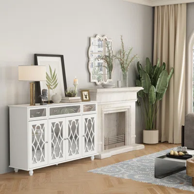 Jamille 55.1" Wide 3 Drawer Sideboard