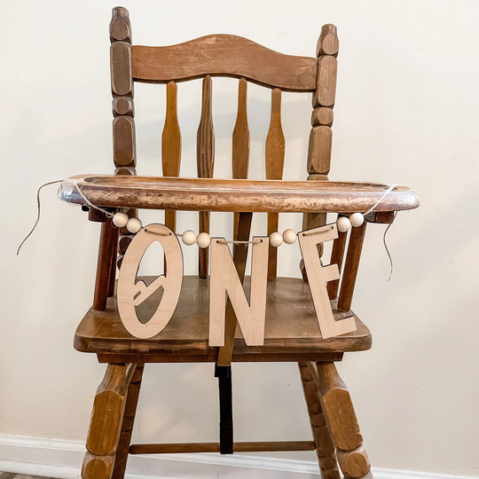First Birthday High Chair Banner|One Highchair Banner|Mountain Birthday|Wild One|One Happy Camper