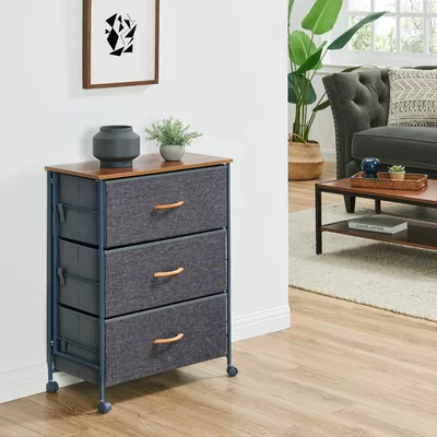 Milne Fabric 3 Drawer Storage Chest