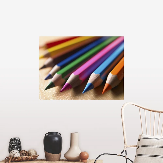 "Colored pencils" Poster Print - Multi