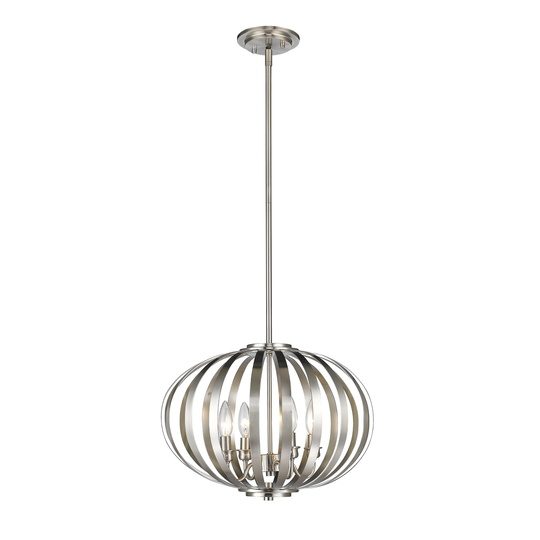 Avery Home Lighting Moundou 4-light Pendant in Brushed Nickel