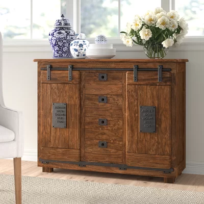 Guglielmo 51" Wide 4 Drawer Sideboard