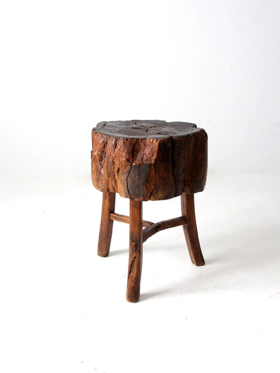 Antique Butchers Block Table