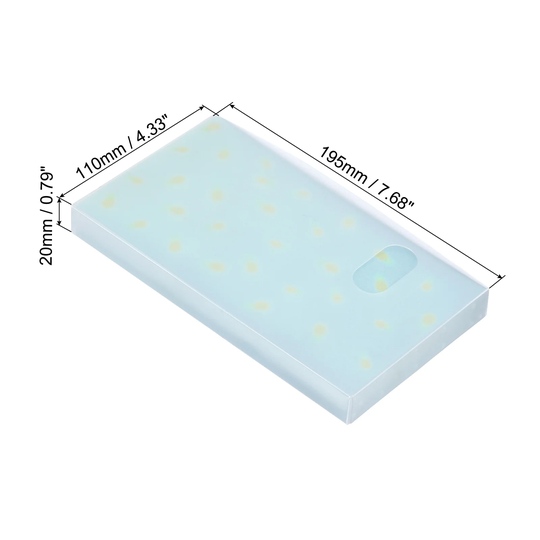 Plastic Business Card Holder Portable Binder Book Card Organizer - Light Green - 1 Pack