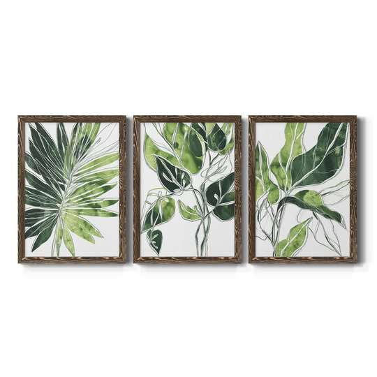 Expressive Palm I-Premium Framed Canvas - Ready to Hang - Multi-Color
