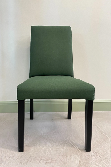 Henriksdal Chair Cover - Larger Size Model, Handmade Natural Linen Slipcover, Long Medium Skirt Custom Made To Fit Ikea