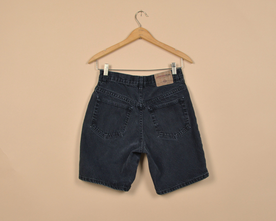 London Jean Size 27 Black Vintage Denim Shorts