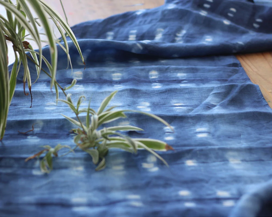 Indigo Blue Table Runner