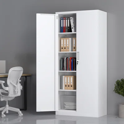 Thornell 70.9" H x 31.5" W x 15.75" D Metal Storage Cabinet