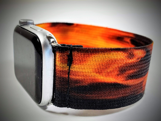 Fired Up Elastic Watch Band For Apple - 38mm 40mm 41mm 42mm 44mm 45mm ; All Series | Models 1 8 & Se
