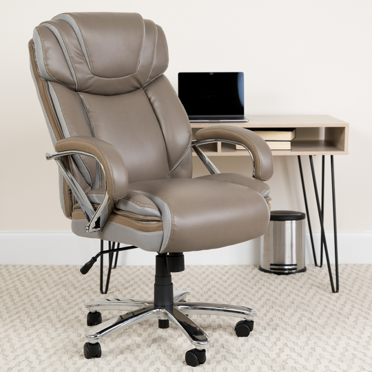 Big & Tall LeatherSoft Executive Swivel Ergonomic Office Chair