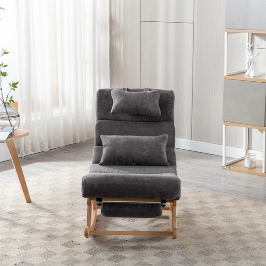 Comfortable Fabric Rocking Chair for Living Room