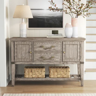Bruno 56" Wide 2 Drawer Sideboard