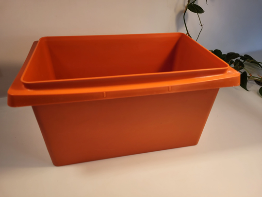 Vtg Large Tupperware Rectangle Storage Organizer Container #1431, No Lid // 12.25 X 6.75 7.5 In