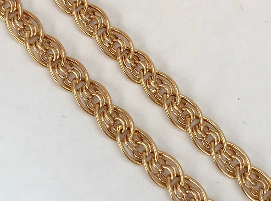 Vintage Original Solid Rose Gold 585 14K Bracelet, Bracelet 6.693In | 17cm, Small Size Women's Girl's Bracelets, Gift