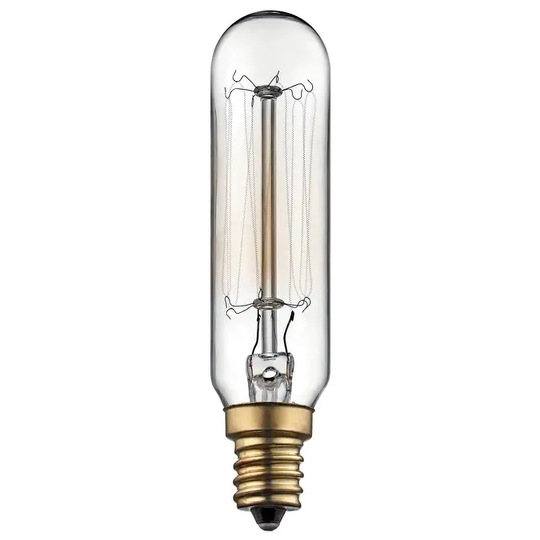 Kichler Lighting 40W Antique Candelabra Light Bulb Incandescent Clear