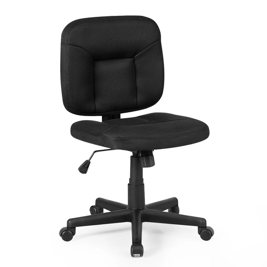 Costway Mesh Computer Chair Low Back Adjustable Task Chair Armless