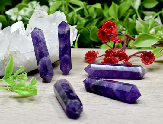 Amethyst Double Terminated Crystal Point Pencil Pencils