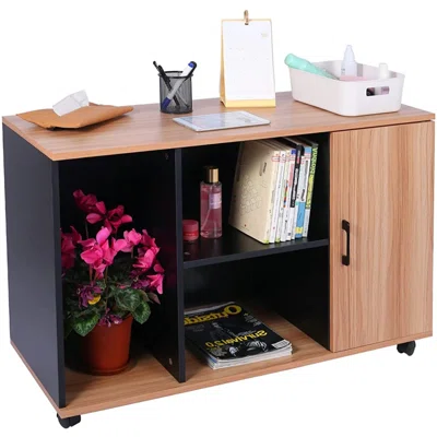 2 Drawer Mobile Vertical Filing Cabinet