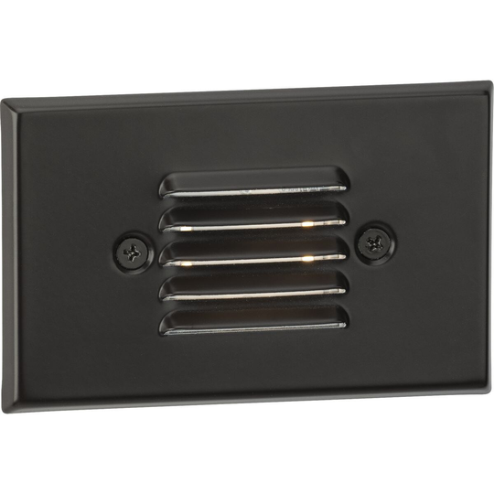 LED Indoor Outdoor Antique Bronze Integrated LED Wall or Step Light - 3.125 in x 1.875 in x 4.875 in