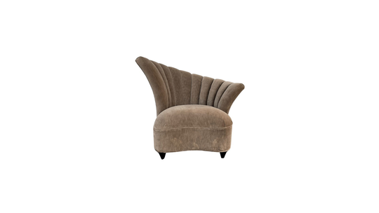 Nautilus Swirl Chair in The Style Of Gilbert Rohde