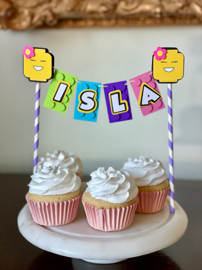 Building Blocks Birthday Topper, Colorful Block Party, Party, Party Theme, Bright Color