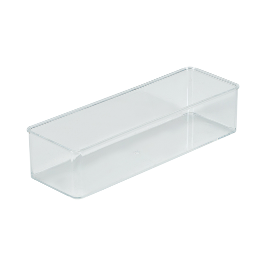 Simplify Medium Narrow Drawer Organizer in Clear - 9" x 3" x 2"