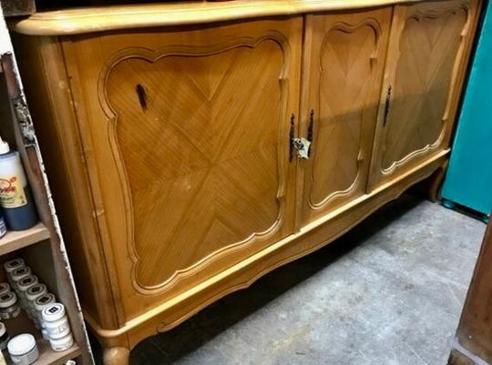 Huge Vintage French Style Sideboard Available For Painting - Price Includes Contact Me With Your Postcode A Delivery Quote