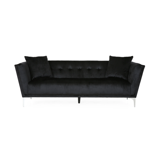 Chopline Glam Modern 3-seater Velvet Sofa by Christopher Knight Home