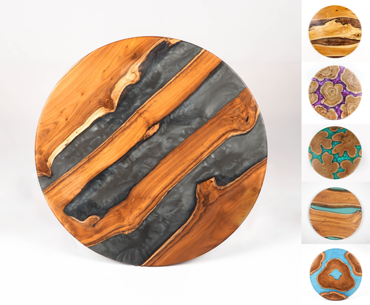 Teak Wood Table, Coffee Table Epoxy Resin, Teak Coffee Table, Living Room Table, Wooden Table, Natural