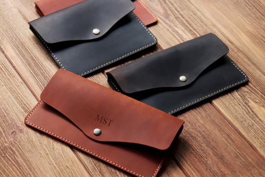 Leather Envelope Personalized, Money Envelope, Cardholder, Pouch, Pencil Organizer, Organizer