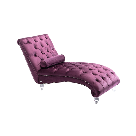 Leisure Velvet Concubine Sofa Modern Living Room Sofa Chaise Lounge Sofa