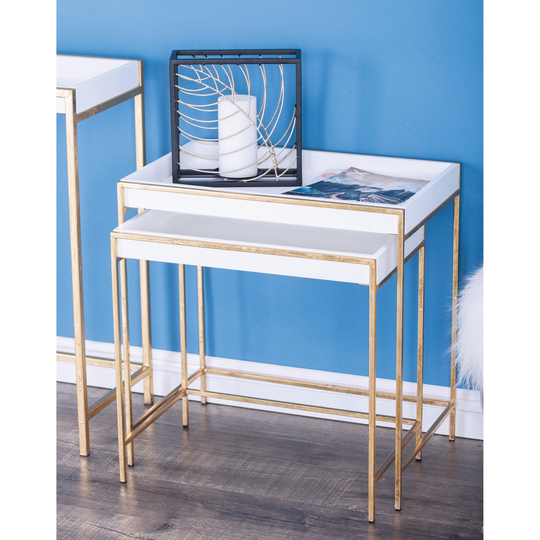 Iron Contemporary Console Table (Set of 2)