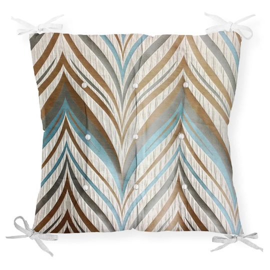 Special Chair Cushion|Chair Pads With Ties|Square Seat Covers|Handmade Pillows For Chairs|Fluffy Cushion|Modern Covers|Seat