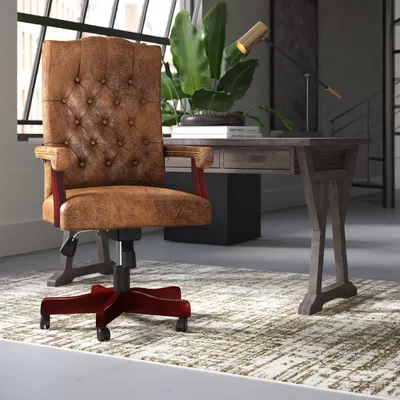 Berthel Executive Swivel Office Chair with Arms