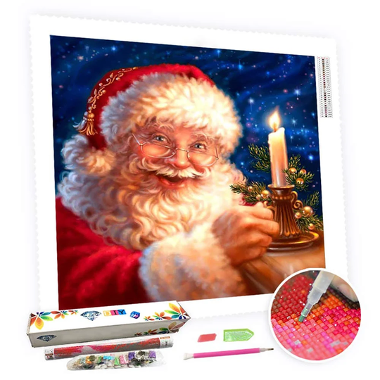 5D Diy Square Round Diamond Painting Kit Full Drill-Santa Claus-Diy By Number Rhinestone Pasted For Home Wall Decor