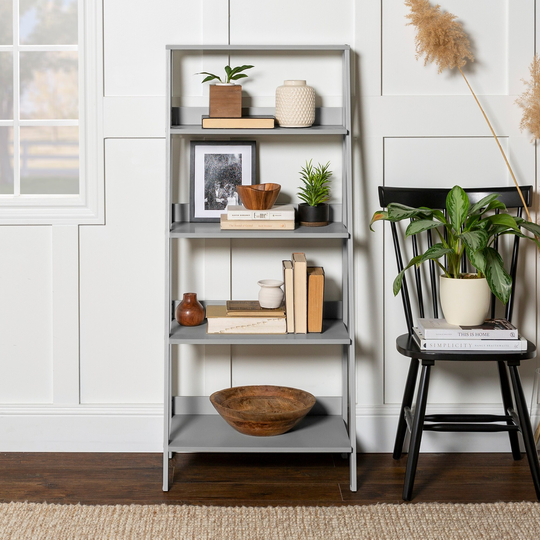 Middlebrook Meadowlark Solid Wood 55-inch Ladder Bookshelf