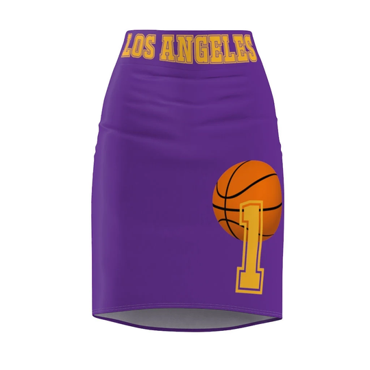 Thatxpression Fashion Home Team Los Angeles Women's Pencil Skirt